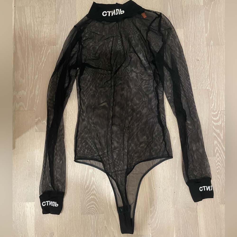 Heron Preston Mesh Bodysuit (Thong)